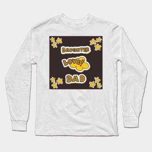 Daughter Love Between Dad Long Sleeve T-Shirt